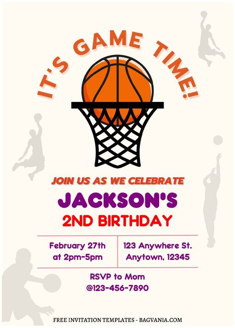 Basketball Invitations Birthday Free Printable, Basketball Theme Birthday Invitation, Basketball Theme Birthday Party Invitations, Basketball Invitations Free Printable, Basketball Theme Invitation Templates, Basketball Party Invitations Free, Basketball Invitation Template, Basketball Party Invitations, Basketball Birthday Invitations Free