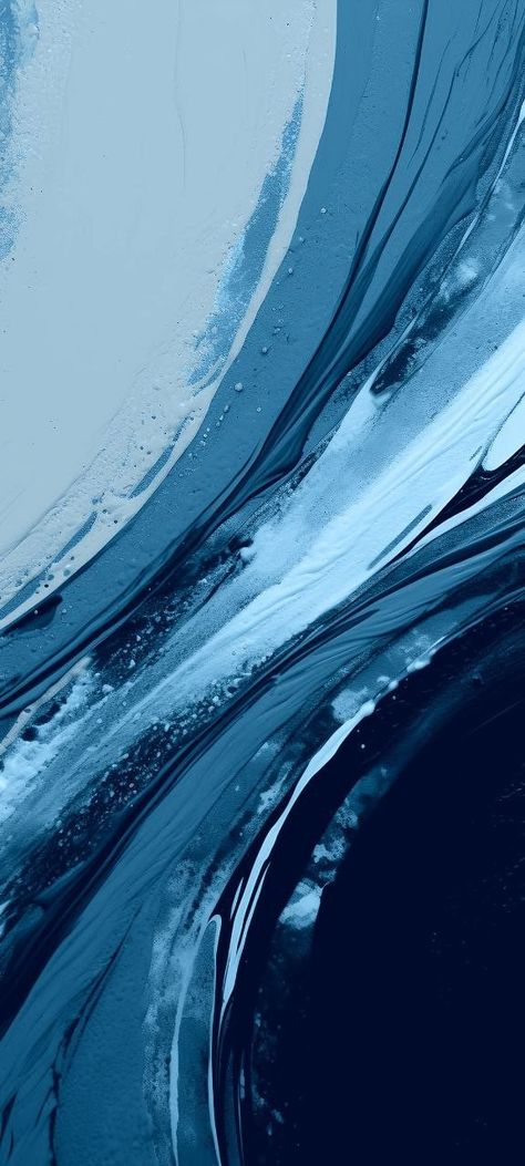 Iphone 8k Wallpaper, Blue Waves Aesthetic, Blue Grey Wallpaper, Motion Wallpapers, Wave Illustration, Iphone Wallpaper Stills, Gothic Wallpaper, Arte Van Gogh, One Piece Wallpaper Iphone