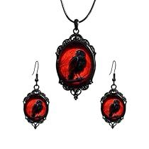 Gothic Mystery, Vampire Earrings, Dark Earrings, Goth Victorian, Earrings Goth, Earrings Punk, Witch Necklace, Tree Of Life Earrings, Victorian Earrings