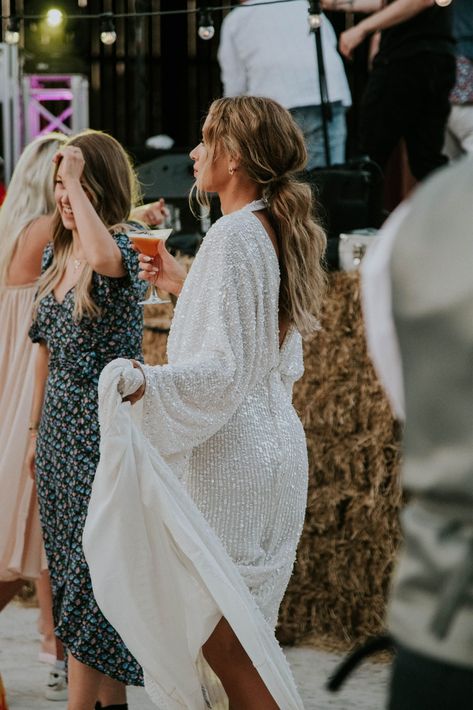 Festival Style Wedding Dress, All White Boho Outfit, Reception Dress Boho, Wedding Beauty Plan, Non White Wedding Dresses, Asos Wedding Dress, Dramatic Wedding Dress, Boho Couple, Welsh Wedding