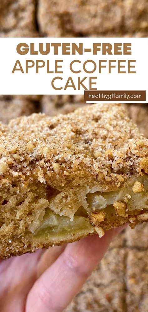 Dairy Free Coffee Cake, Gluten Free Coffee Cake, Gluten Free Coffee, Dairy Free Coffee, Gluten Free Cake Recipe, Apple Coffee Cakes, Gluten And Dairy Free, Gluten Free Recipes For Breakfast, Gluten Free Desserts Recipes