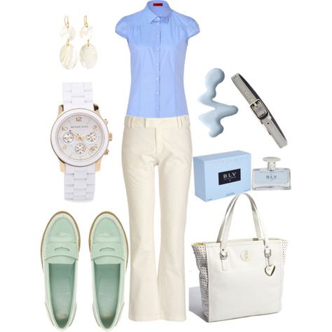 blue and white Mint Shoes Outfit, Mint Green Shoes Outfit, Green Shoes Outfit, Mint Green Shoes, Green Loafers, Mint Shoes, Light Blue Shirt, Shoes Outfit Fashion, Asos Shoes