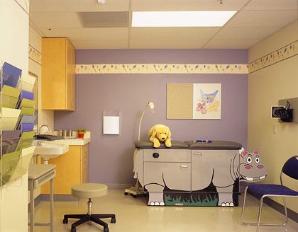 Pediatric Office Decor, Pediatrics Office, Children Hospital Design, Pediatric Office, Pediatrician Office, Doctor Office Design, Children's Clinic, Contemporary Office Design, Innovative Office