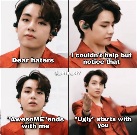 Kpop Haters Posts, Kpop Haters, Bts Haters, Dear Haters, Bts Meme, Bts Quotes, Bts Wallpaper, Being Ugly, Bts