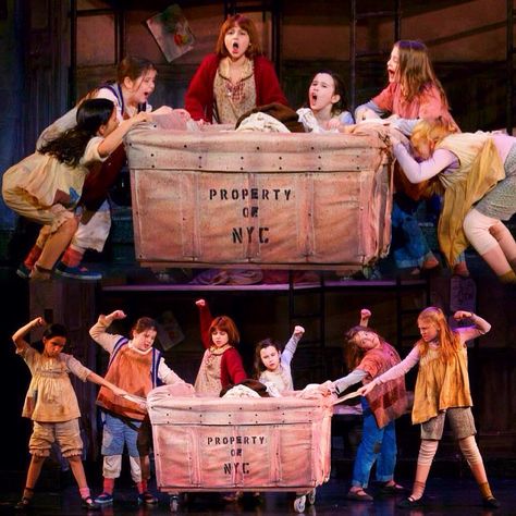 Annie Jr Musical Set Design, Annie Musical Aesthetic, Directing Aesthetic, Annie Props, Broadway Musicals Costumes, Annie Broadway, Music Program Ideas, Annie Play, Theater Sets