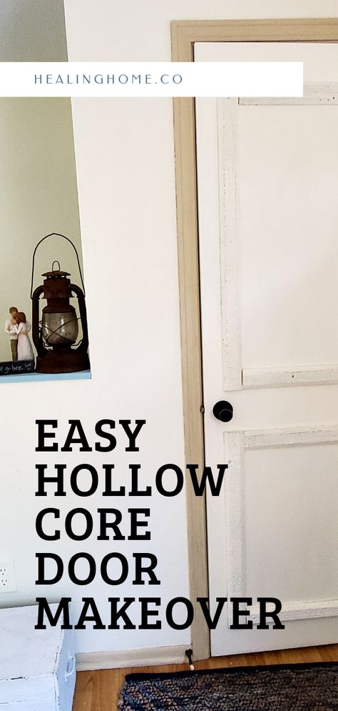 Hollow Core Door Repurpose, Hollow Door Makeover Diy, Hollow Core Door Makeover Diy, Hollow Door Makeover, Hollow Core Door Makeover, Old Wood Ladder, Hollow Core Door, Door Makeover Diy, Make A Door