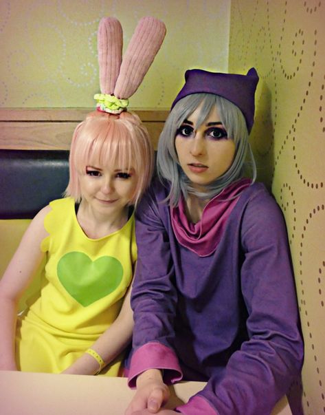 Chowder And Panini Costume, Chowder Costume, Purple Bunny, Couples Halloween Outfits, Holloween Costume, Couple Halloween, Couples Costumes, Halloween Outfits, Cosplay Costumes