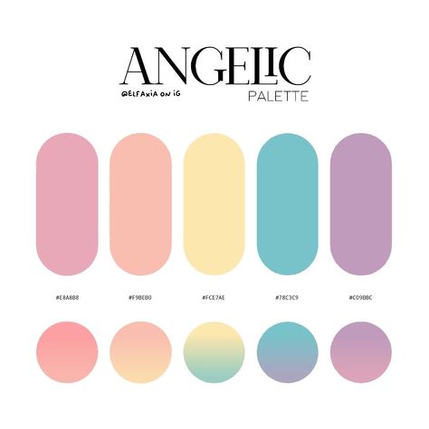 Aura Color Palette, Y2k Palette, Ethereal Color Palette, App Color Palette, Color Pallete Aesthetic, Gradient Color Palette, Dreamy Color Palette, Hologram Colors, Gradient Color Design