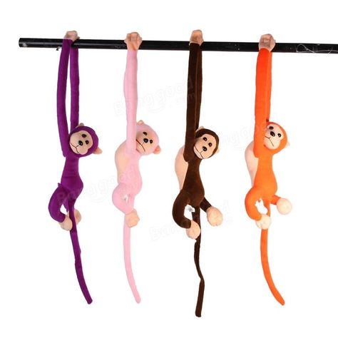 Long Arm Hanging Monkey Toy Colorful New Hot-selling Monkey Doll Monkey Toy, Hanging Monkey, Toy Monkey, Monkey Doll, Monkey Stuffed Animal, Kids Toy Gifts, Soft Dolls, Cute Plush, Diy Scrapbook