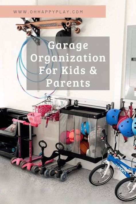 Small Garage Organization, Kid Storage, Kids Garage, Timeout Corner, Garage Storage Inspiration, Garage Organization Ideas, Kids Organization, Garage Organisation, Ladies Group