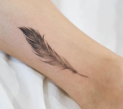 Delicate Feather Tattoo, Feather Quill Tattoo, Dainty Feather Tattoo, Forearm Feather Tattoo, Matching Feather Tattoos, Feather Bracelet Tattoo, Feather Ankle Tattoo, Veer Tattoo, Fine Line Feather Tattoo