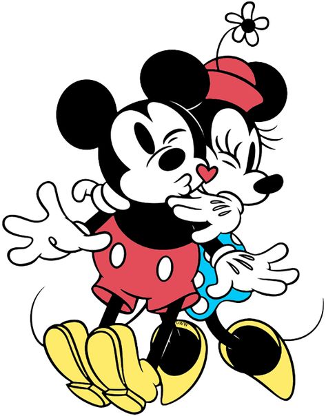 Mickey And Minnie Images, Purse Painting, Mickey And Minnie Black And White, Classic Mickey And Minnie, Stickers Random, Old Mickey Mouse Cartoon, Mickey Mouse Clipart, Mickey And Minnie Love, Christmas Mickey