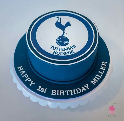 Tottenham Hotspur soccer cake Spurs Birthday Party Ideas, Spurs Cake Tottenham Hotspur, Phoenix Cake, Spurs Cake, Tottenham Cake, Spurs Tottenham, Tottenham Court Road Station, Soccer Cake, Dad Birthday Cakes