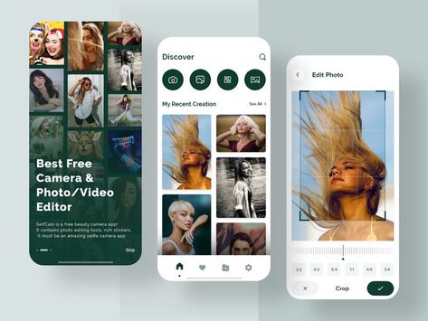 Video & Image Editor App Design by MultiQoS Photo And Video Editor App, Video Maker App, Photo Video App, Editor Photo, App Home Screen, Photo Editing App, Mobile Application Design, Photo Editor App, Photo Maker