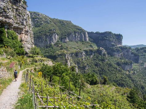 Path of the Gods hike, Amalfi Coast, Italy. It looks the the gods did really walk here! Italy In May, Path Of The Gods, Italy Holiday, Italy Destinations, Sorrento Italy, Italy Holidays, Amalfi Coast Italy, Italy Tours, Travel Italy