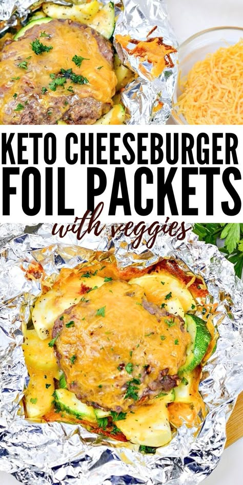 Keto Air Fryer Cheeseburger Foil Packet Keto Philly Cheesesteak, Stylish Cravings, Easiest Dinner, Foil Pack Dinners, Foil Packet Dinners, 200 Calorie, Foil Pack Meals, Foil Dinners, Keto Burger