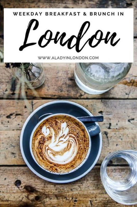 This guide to the best weekday breakfast in London will show you London breakfast places, London brunch places, and more. There are great breakfasts in London. #breakfast #london London Coffee Shop, London Breakfast, Peggy Porschen Cakes, Dessert Places, Weekday Breakfast, Breakfast Places, London Guide, London Vacation, Travel Guide London