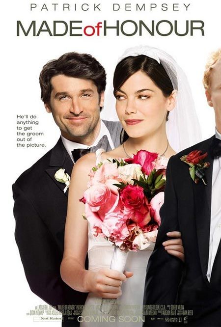 "Made of Honour" Best Chick Flicks, Film Romance, Romeo Ve Juliet, Girls Night Movies, Kevin Mckidd, Made Of Honor, Michelle Monaghan, Girly Movies, Wedding Movies