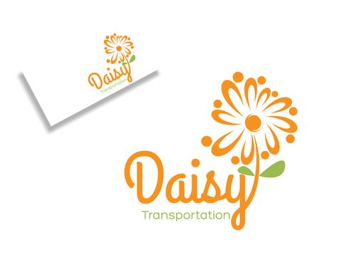 Logo and Business Card Design #20 | 'Daisy Transportation' design project | DesignContest ® Daisy Logo Design Ideas, Daisy Logo Design, Vanilla Logo, Daisy Logo, Daycare Logo, Transportation Logo, Balloon Logo, Summer Logo, Car Logo Design