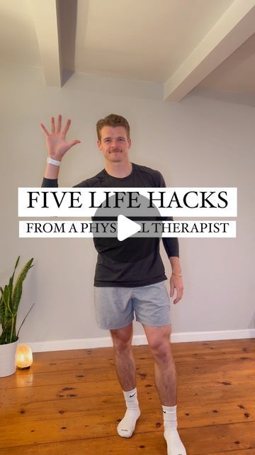 Dr. Paul Glowacki, DPT on Instagram: "5️⃣ LIFE HACKS FROM A PT  • Here are five of my favorite tricks of the trade to make your life easier!  • Which one is your favorite?  #physicaltherapy #physicaltherapist #physiotherapy #physio #pt #lifehacks #howto #tips #hack #tipoftheday #lifelessons #lifecoach #yoga #pilates #workout #workoutmotivation #workoutroutine #fitness #fitnessmotivation #exercise #exercisetips #wellnesstips #wellness #healthylifestyle #health #wristpain #backpain #lowbackpain #balance #massage" Physio Tips, Physio Exercises, Physiotherapy Exercises, Fitness Results, Yoga Pilates Workout, Back Pain Exercises, Yoga Health, Smart Tech, Physical Therapist