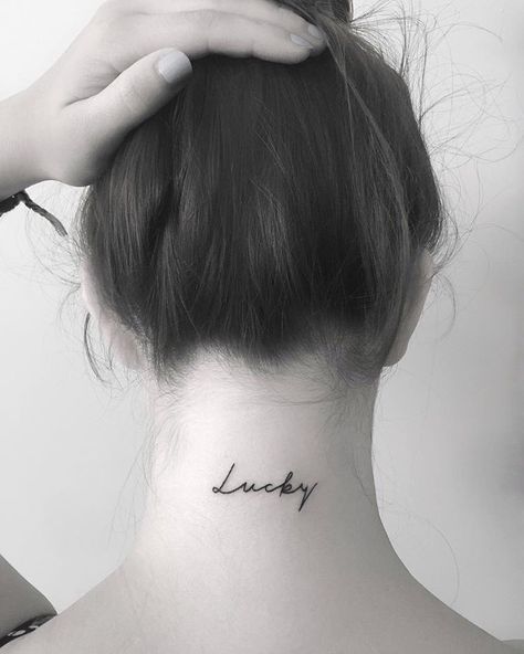 Lower Back Tattoo Designs, Lucky Tattoo, Small Tattoos With Meaning, Small Tattoos Simple, Delicate Tattoo, Cute Small Tattoos, Tattoo Ideas Female, Small Tattoo Designs, Tattoo Designs For Women