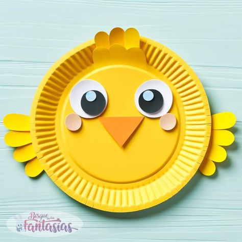 Paper Plate Art, Paper Plate Animals, Elf Crafts, Paper Plate Crafts For Kids, Animal Art Projects, Art Activities For Toddlers, Chicken Crafts, Sunday School Crafts For Kids, Toddler Arts And Crafts