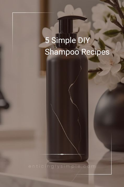 Discover how to make your own shampoo without castile soap with these easy DIY recipes. Perfect for anyone looking for natural hair care solutions, these nourishing formulations will cleanse your hair gently while avoiding synthetic ingredients. Say goodbye to harsh chemicals and hello to soft, vibrant locks! Whether you need a gentle cleanse or something to soothe your scalp, these homemade shampoos have got you covered. Enjoy your hair care routine with fresh, clean ingredients that make a difference in the way you wash your hair. Beard Wash Recipe, Natural Shampoo Recipes, How To Make Shampoo, Shampoo For Thick Hair, Diy Shampoo Recipe, Ph Balanced Shampoo, Shampoo Recipe, Easy Care Hairstyles, Homemade Shampoo