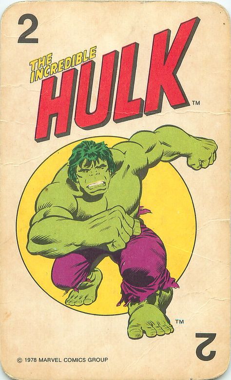 Marvel Comics Superheroes Card Game | Mark Anderson | Flickr Marvel Comics Superheroes Card Game, Dagobert Duck, Marvel Comics Vintage, Marvel Cards, Hulk Comic, Marvel Comics Superheroes, The Incredible Hulk, Hulk Smash, The Hulk