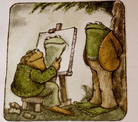 Arnold Lobel, Arte Peculiar, Frog Art, My Funny Valentine, A Frog, Arte Inspo, Arte Sketchbook, Frog And Toad, The Frog