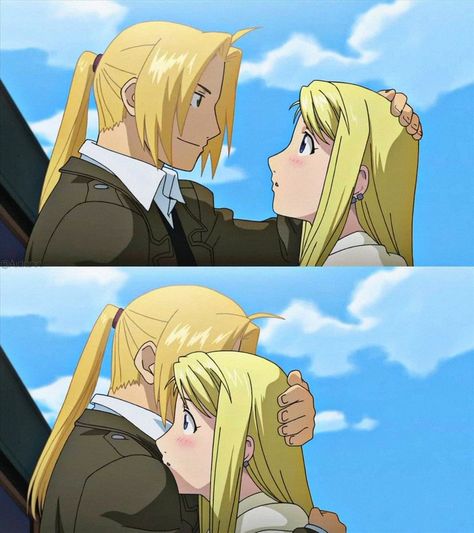 #Fullmetalalchemist Edward Elric X Winry Rockbell, Winry And Edward, Winry Rockbell, Alphonse Elric, Roy Mustang, Edward Elric, Fullmetal Alchemist Brotherhood, Marriage Proposal, Fullmetal Alchemist