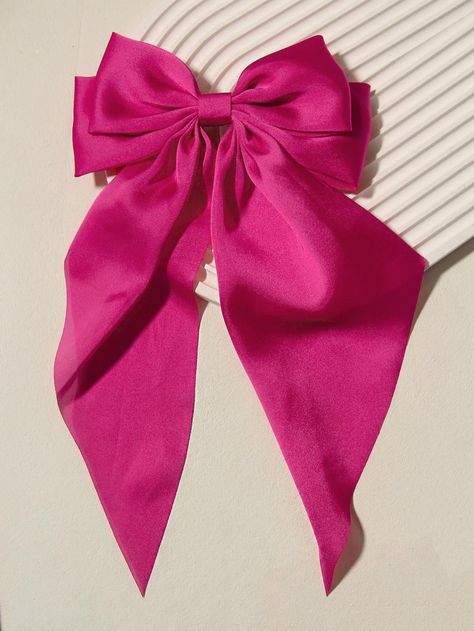 Hot Pink Hair Accessories, Hot Pink Accessories, Dark Pink Hair, Hot Pink Ribbon, Ribbon Streamers, Pink Hair Bow, Pink Hair Accessories, Hot Pink Hair, Hot Pink Weddings