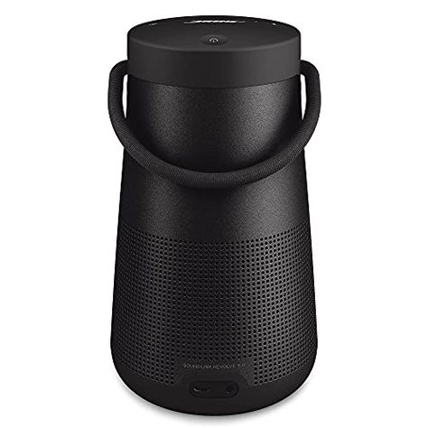 Limited-time deal: Bose SoundLink Revolve+ (Series II) Bluetooth Speaker, Portable Speaker with Microphone, Wireless Water Resistant Travel Speaker with 360 Degree Sound, Long Lasting Battery and Handle, Black Bose Bluetooth Speaker, Mobile Speaker, Hard Drive Accessories, Dashboard Phone Holder, Iphone Charger, Lightning Cable, External Hard Drive, Car Phone Holder, Bluetooth Speakers Portable