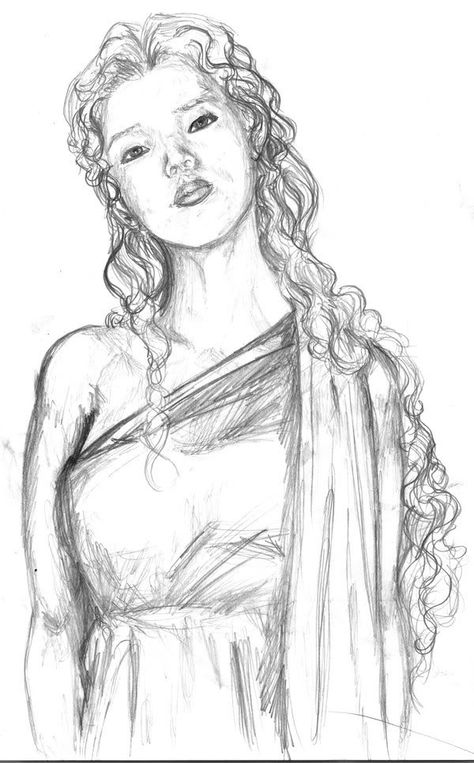 aphrodite Aphrodite Drawing Easy, Aphrodite Drawing Sketch, Aphrodite Sketch, Greek Goddesses Drawing, Aphrodite Drawing, Aphrodite Sketch Art, Aphrodite Greek Mythology, Aphrodite Statue, Greece Drawing