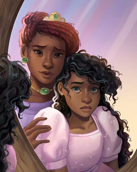 Ariel And Halle, Ariel And Melody Fan Art, Melody And Ariel, Ariel Halle Bailey, Ariel And Melody, Ariel Live Action, Black Melody, Halle Bailey Little Mermaid, Melody Little Mermaid