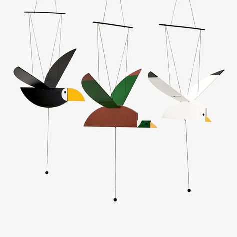 Toys, games and objects for the little ones made by independent designers. Share how you play #areawarekids African Garden, Fly Bird, Bird Mobile, Flying Together, Symbol Of Luck, Holiday Club, Adventure Holiday, Jungle Adventure, Kinetic Art