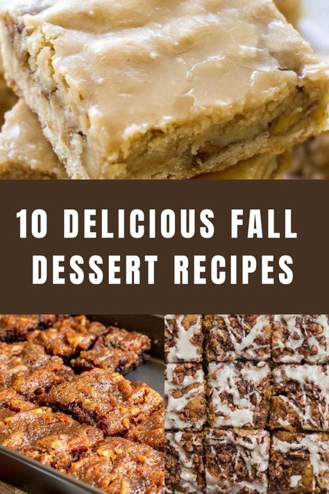 Discover a delicious array of fall dessert recipes perfect for satisfying your sweet tooth this season. From easy-to-make apple desserts to crowd-pleasing fall dessert bars, these recipes are sure to impress your family and friends. Whether you're hosting a gathering or simply craving a cozy treat, these fall desserts will bring warmth and sweetness to any occasion. Indulge in the flavors of autumn with these mouth-watering treats that capture the essence of the season. Fall Fest Dessert Ideas, Desserts For Fall Festival, Dessert Recipes To Share, Delicious Desserts For A Crowd, Fall Healthy Dessert Recipes, Fall Crisp Recipes, Easy Dessert Recipes To Share, Dessert Ideas For Family Gathering, Mouth Watering Desserts