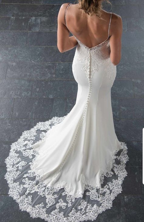 Stella York Bridal, Stella York Wedding Dress, Beach Wedding Gown, Western Wedding Dresses, Crepe Wedding Dress, Dresses Beach, Wedding Dress Boutiques, Stella York, Lace Bridal