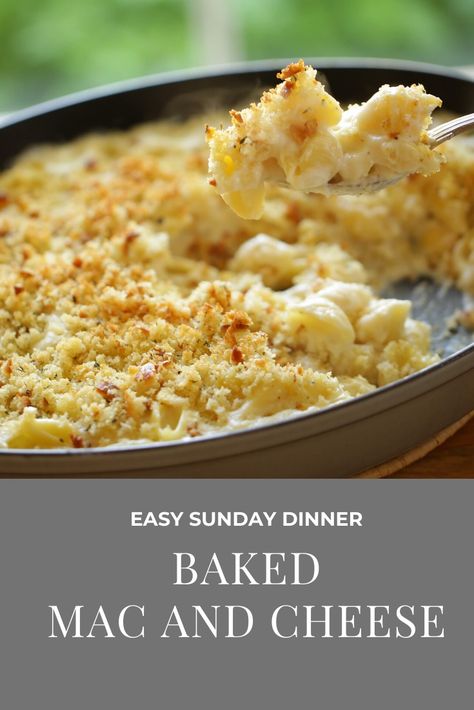 Mac And Cheese With Bechamel Sauce, Bechamel Sauce Mac And Cheese, Easy Baked Mac And Cheese, Homemade Mac And Cheese Recipe Easy, Velveeta Mac And Cheese, Homemade Bread Crumbs, How To Make Cheese Sauce, Baked Mac And Cheese Recipe, Cheese Homemade