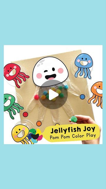 Water Animal Activities For Preschool, Sea Animal Activities Preschool, Water Animals Activities For Kids, Sea Animals Activities For Preschool, Jellyfish Activity, Fun Activities For Preschoolers, Animals Activities, Table Activities, Plastic Gloves