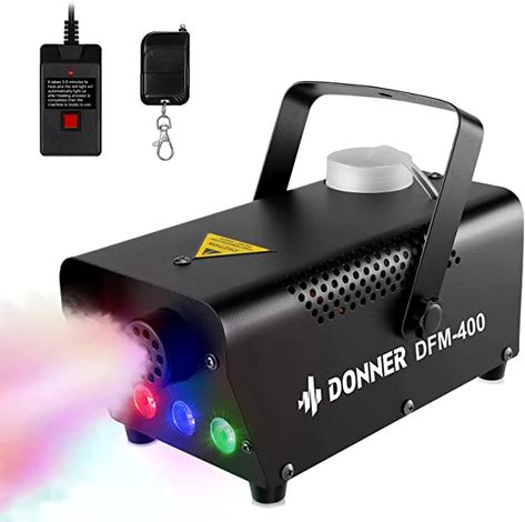 Create an enchanting atmosphere at your upcoming celebrations with the Donner Fog Machine! This powerful smoke machine is equipped with RGB LED lights, adding a burst of color to your Halloween, Christmas parties, weddings, and more. The wireless and wired remote control allows for convenient operation, while the fuse protection ensures safety and peace of mind. Get ready to immerse your guests in a magical fog-filled wonderland with the Donner Fog Machine – the perfect addition to any event! Fog Machines, Fog Machine, Dj Disco, Rgb Led Lights, 11 59, Dj Lighting, Party Lights, Laser Lights, Wedding Stage