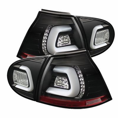 06-09 Volkswagen Rabbit / GTI / Golf Fiber-Optic Style LED Performance Tail Lights - Black Volkswagen Rabbit, Lights Black, Volkswagen Golf Gti, Led Tail Lights, Golf Gti, Automobile Industry, Tail Lights, Vw Golf, Automotive Industry