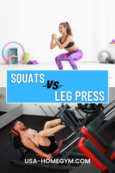 Squats vs. leg press: which one is actually better? Is it ok to replace squats with a leg press?

Even though we wish that the answer was so simple, it really comes down to two main aspects: your individual needs and your fitness objectives. Leg Day Routine, Gym Equipment Workout, Elliptical Trainers, Equipment Workout, Leg Press Machine, Day Routine, Gym Machines, Squat Rack, Building Muscle