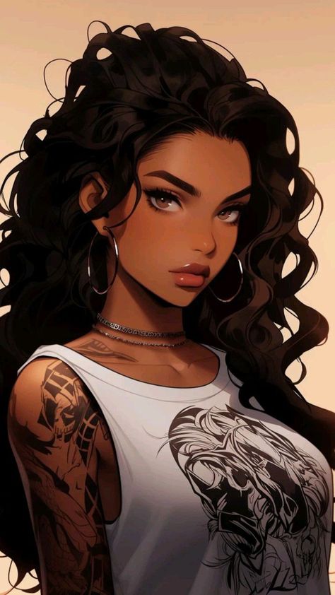 Enjoy anime/digital characters created by ELGDREAMLAND! Black Female Cartoon Characters, Latina Character Design, Cartoon Queen, Oc Pfp, Supernatural Powers, Sandy Cheeks, Female Cartoon Characters, Black Comics, Royal Clothing