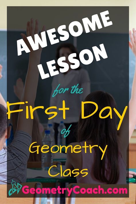 Don't Forget to Pin this Lesson! Teaching Geometry High School, Honors Geometry High School, Geometry Projects High School, Geometry Lessons High School, Geometry Tips, Geometry Activities High School, Geometry Classroom, 10th Grade Geometry, High School Geometry