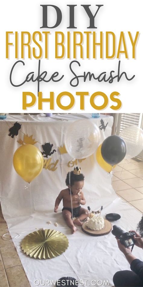 Diy 1st Birthday Cake, Simple Photography Ideas, Simple First Birthday, Simple Photography, 1st Birthday Pictures, 1st Birthday Photoshoot, First Birthday Pictures, 1st Birthday Cake Smash