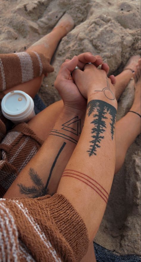 Boho Women Tattoo Sleeve, Earthy Spiritual Tattoos, Medicine Wheel Tattoo Ideas, Earthy Tattoos Men, Earthy Arm Sleeve Tattoo, Masculine And Feminine Energy Tattoo, Burning Man Tattoo, Shaman Tattoo Spiritual, Pachamama Tattoo