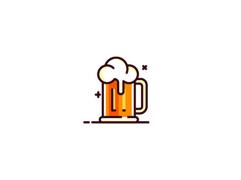 Beer Icon by Ariev Soeharto #Design Popular #Dribbble #shots Sauerkraut Balls, Homemade Soft Pretzel Bites, Beer Cheese Dip Recipe, Beer Drawing, German Beer Festival, Beer Tattoos, Beer Icon, Silhouette Cameo 4, Oktoberfest Food