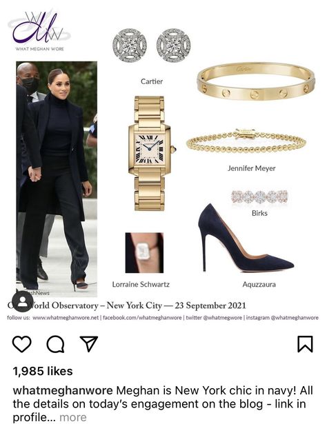 Megan Markle Bracelet, Feminine Watches Classy, Jewellery Essentials, Cartier Bracelets, People Inspiration, Meghan Markle Outfits, Duchess Meghan, Everyday Jewellery, Meghan Markle Style