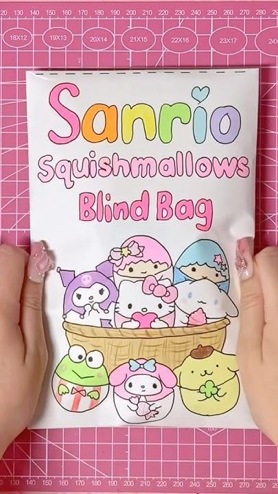 sanrio squishmallows 🩷#blindbag #sanrio #hellokitty #kawaii #diy #asmr #craft #papercraft #unboxing Blindbag Ideas, Sanrio Blind Bags, Blind Bag Ideas, How To Make Blinds, Sanrio Diy, Paper Squishies, Paper Blinds, Paper Squishy, Surprise Toys