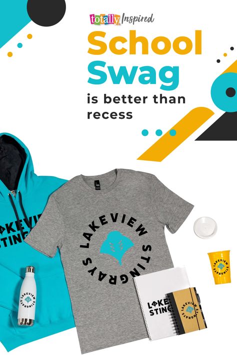 What is school swag? What kind of swag do students like? How to order swag? Make sure your school passes the spirit test as we answer all of these questions! School Swag Ideas, School Merch, School Swag, Swag Ideas, Feeling Appreciated, Elementary School Students, Spirit Wear, School Students, School Fun